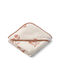Liewood Baby Hooded Towel Peach Sea Shell 70x70cm