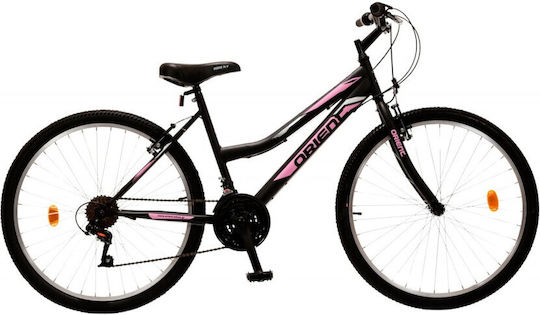 Orient Comfort 26" 2024 Μαύρο Mountain Bike με 21 Ταχύτητες