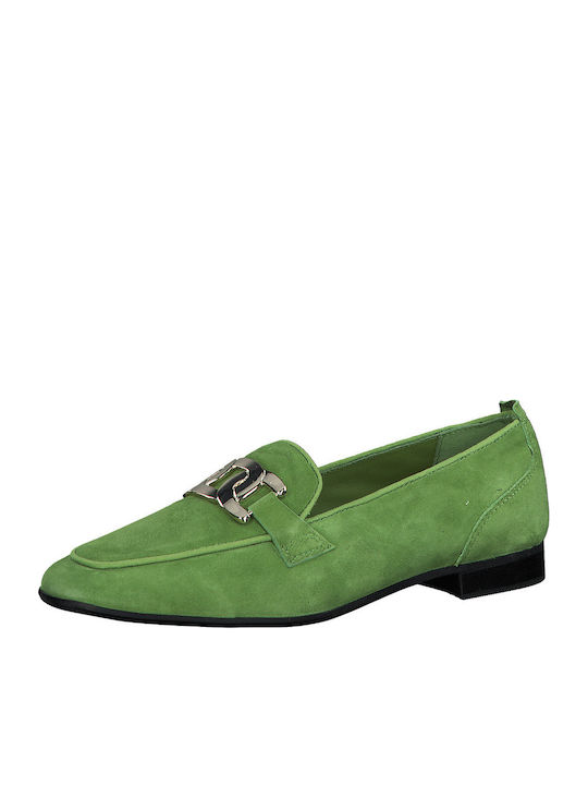 Women's Moccasins in Green Color