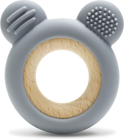 Lorelli Bear Teething Rattle made of Silicone for 0 m+