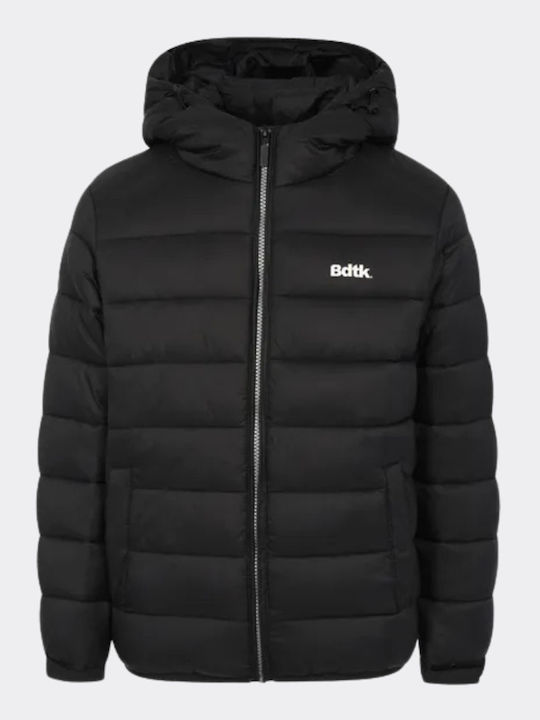 BodyTalk Kids' Sports Jacket with Hood Black