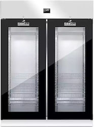 Ψυγείο Ωρίμανσης Αποθήκευσης Κρεάτων 1365l Meatico Storage 1500 Glass Green 150 X 85 X 208 Cm