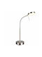 Trio Lighting Επαναφορτιζόμενο LED Φωτιστικό Γραφείου σε Ασημί Χρώμα
