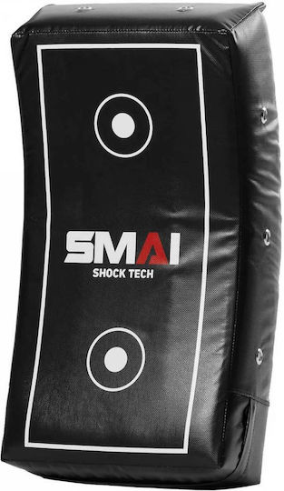 SMAI Curved Martial Arts Shield Black
