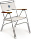 Forma Chair Beach Aluminium White 82x47x36cm