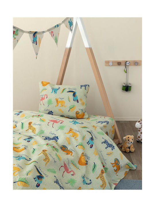 Palamaiki Kids Duvet Single My Kingdom Green 16...