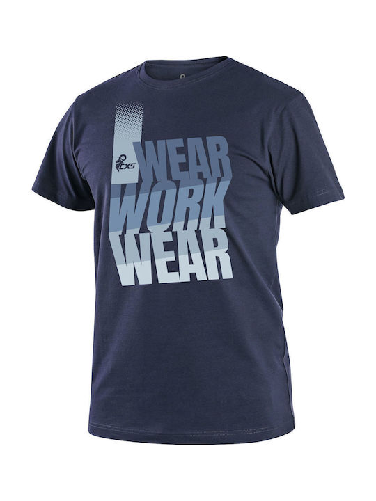 Canis Safety T-Shirt Εργασίας Μπλε