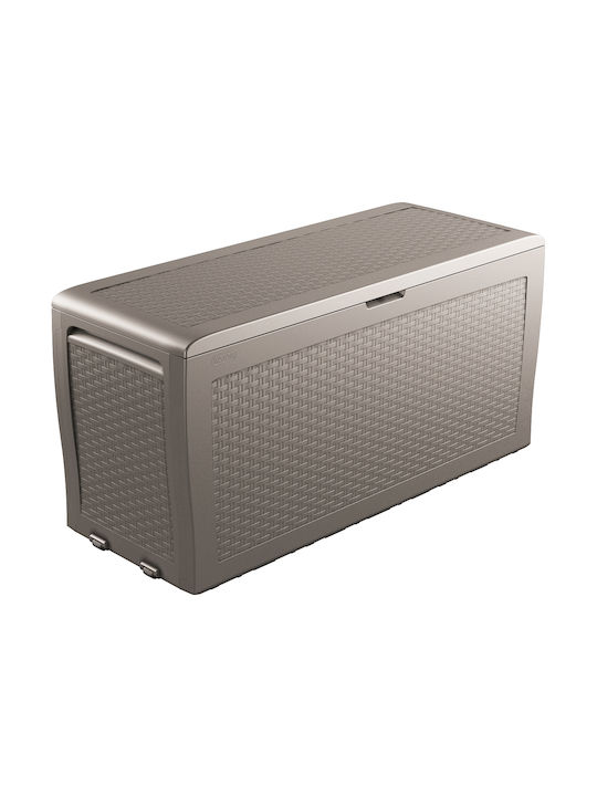 Keter Outdoor Storage Box Rattan 270L Beige M117xW45xH57cm