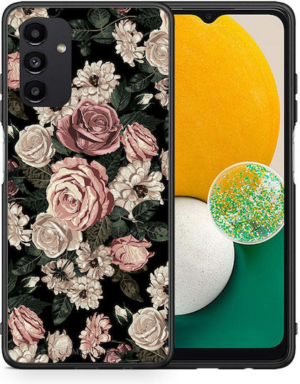 Carcasă Samsung Galaxy A04s cu flori de trandafiri sălbatici