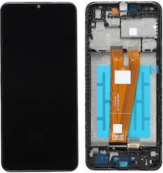 Incell Οθόνη Lcd Μηχανισμό Αφής Assembly Πλαίσιο Samsung Galaxy A04 A045f Μαύρο