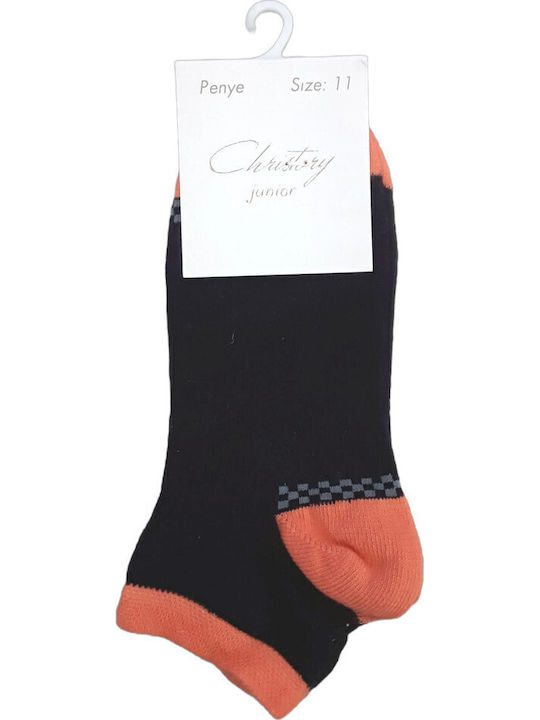 Dikissizdir Kinder Söckchen Black, Orange