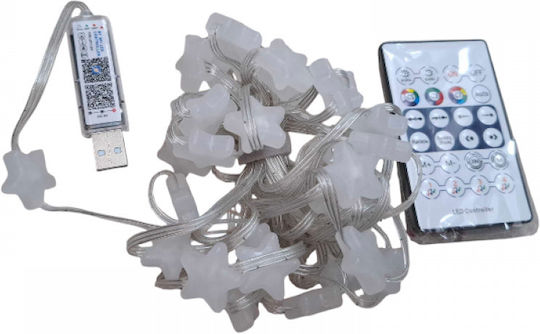 Smart Λαμπάκια LED 5μ. RGB USB σε Σειρά