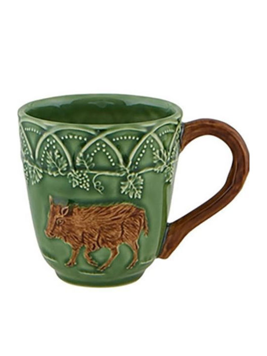 Bordallo Pinheiro Weihnachtliche Becher Keramik Grün Weihnachtlich Becher Keramik Grün L14xB10cm.