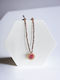 Lifelikes Necklace Cyclos Bordeaux Gold