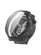 2-in-1 Hülle + Panzerglas für Huawei Watch GT 5 Pro 46mm Schwarz