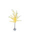 Dekorative Lampe Blume Weiß