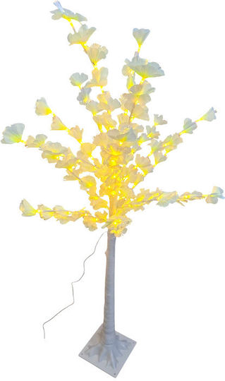 Dekorative Lampe Blume Weiß