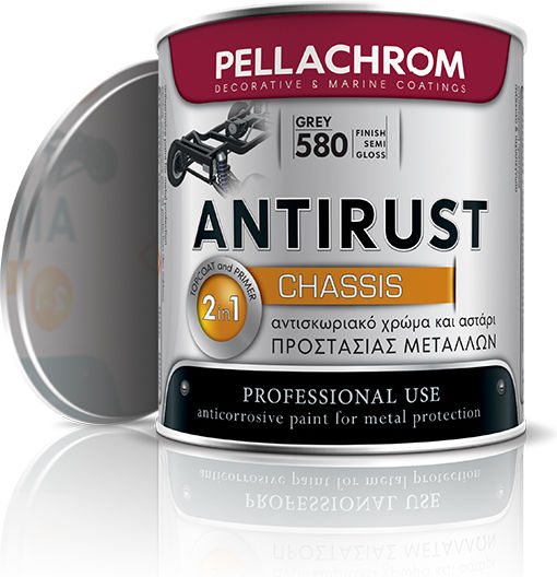 Antirust Chassis Dark Grey 7016 N584 Σκούρο Γκρι 10lit Pellachrom