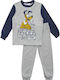 Stardust Kinder Schlafanzug Winterlich Marlene grey