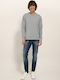 Long Sleeve Blouse Gray