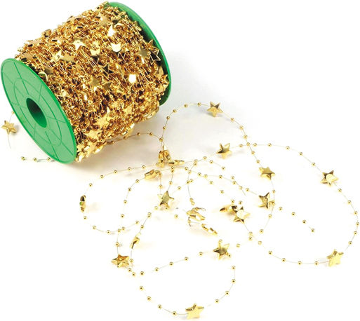 Paper Pack Christmas Garland Gold 6000x1.3cm 1pc