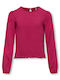 Kids' Shirt Long Sleeve Fuchsia