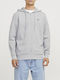 Herren Sweatshirt mit Kapuze Hellgrau Meliert Gray 12266382-Hellgrau Meliert