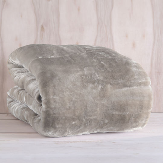 Palatex Madonna Velvet Single Blanket 160x220cm Beige
