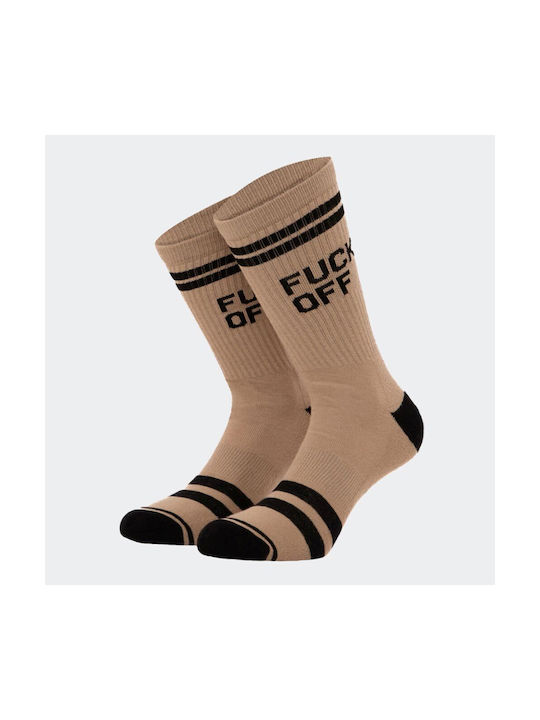 Bee. Unusual. Socks Beige