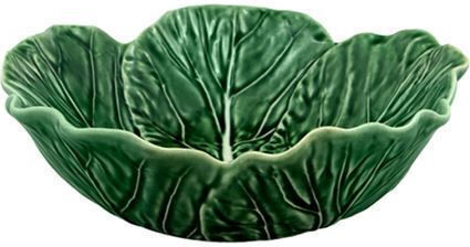 Bordallo Pinheiro Cabbage Salad Bowl Green 22.5x22cm