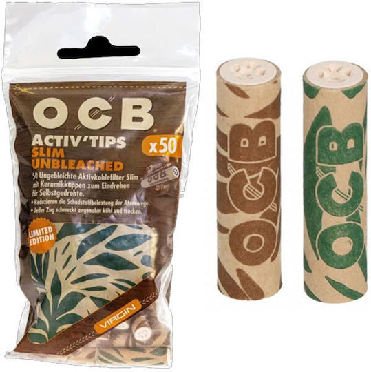 Ocb Filtertips Aktivkohle 7mm 50x1Stk Limitierte Auflage