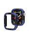 Silikonhülle in Lila Farbe für Apple Watch Series SE 2, 6, SE, 5, 4 44mm