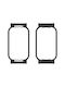 Metal Case in Black color for Xiaomi Smart Band 8 Active, Redmi Band 2