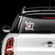 Caravelshop Baby an Bord Schild mit Aufkleber Rosa