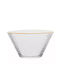 Bol de Servire Elegant Adânc Pufo Shine Salată Fructe Biscuiți 23 X 13 Cm