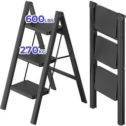 ForHome Scară Aluminiu cu 3 Trepte