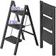 ForHome Ladder Aluminum with 3 Steps