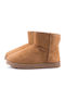 Women's Ankle Boots with Fur Brown
