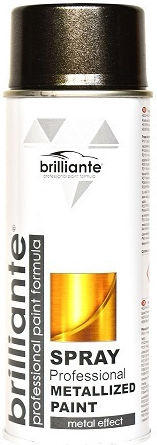 Black Metallic Spray Paint 400 Ml Brilliant
