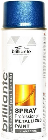 Blue Metallic Spray Paint 400ml Brilliant