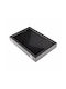 Wooden Ring Case Glass Lid Rectangular Black 35x24cm 1pc