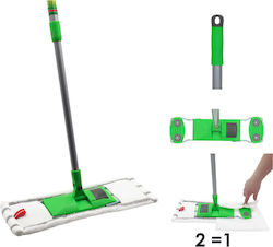Perie de podea de 40 cm cu mâner telescopic