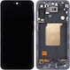 Screen with Touch Mechanism and Frame for Galaxy A55 5G (Black)