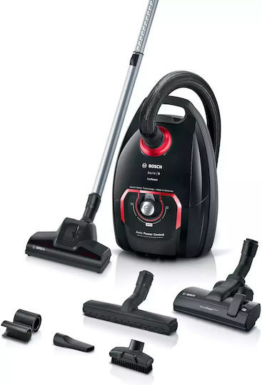 Bosch BGL8POW3A Прахосмукачка 890W С торба 5лт Черна