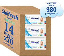 Sidifresh Natural 14x70τμχ Sidifresh Natural 14x70τμχ