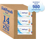 Sidifresh Natural Baby Wipes 14x70pcs