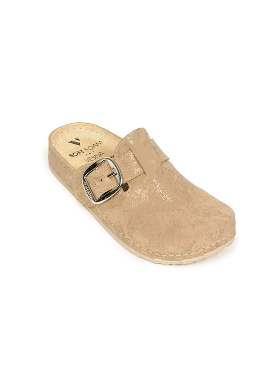 Vesna Women's Anatomic Clogs Beige