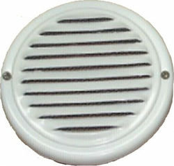 Vent Louver Round with Screen