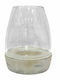 Art et Lumiere Kerzenhalter Stein White 17x17x25cm 1Stück