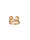 Chrysothemiss Ring made of Steel Gold Plated